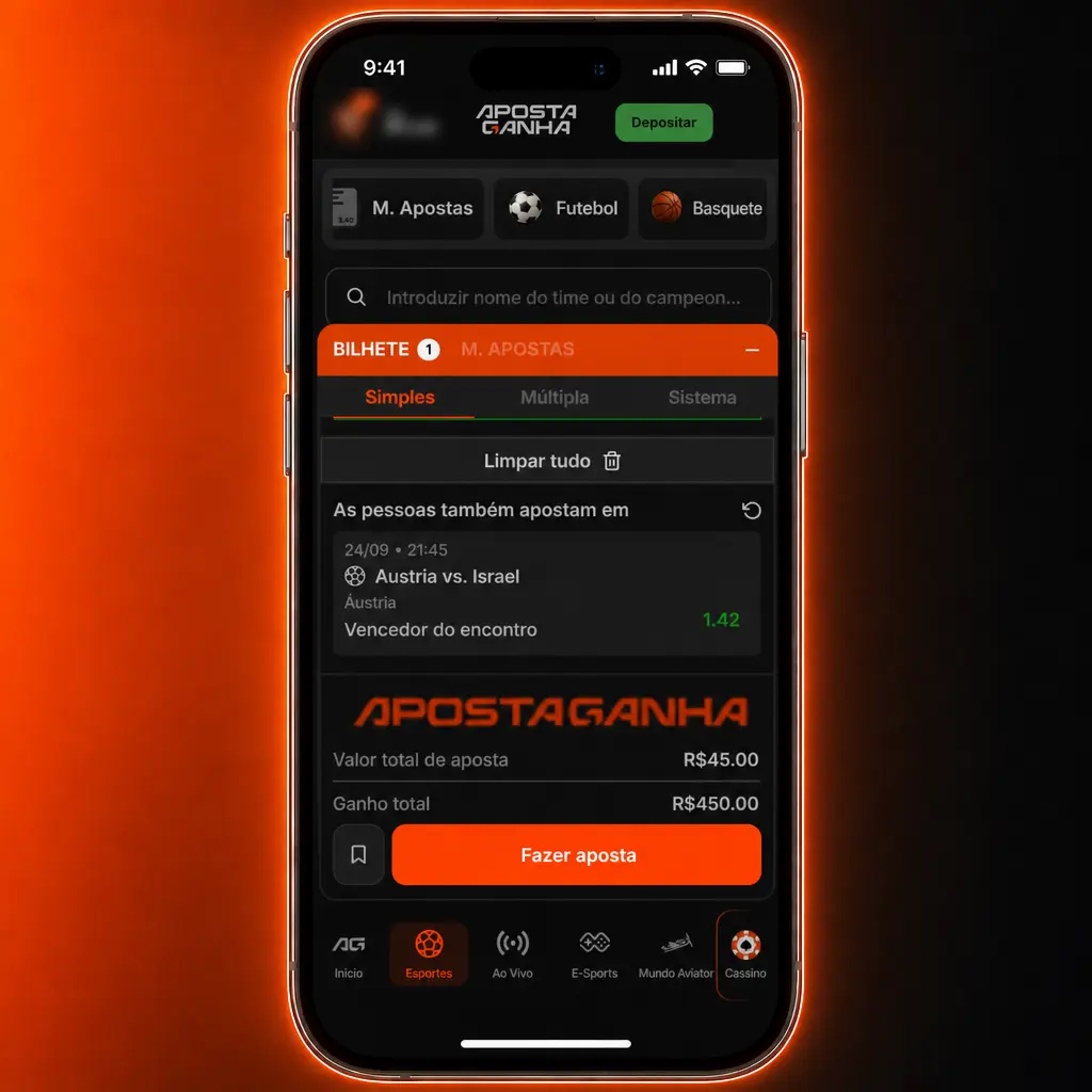 Guia passo a passo para apostar no aplicativo Aposta Ganha: escolha o mercado, insira o valor e confirme a aposta.