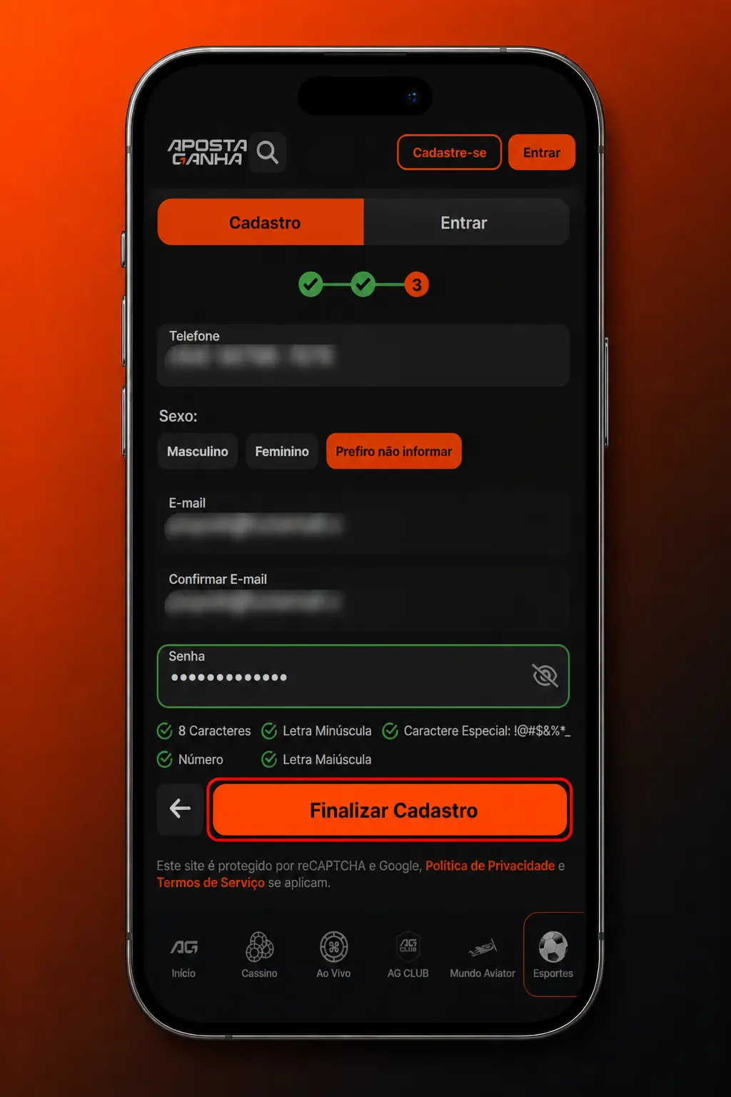 Aplicativo móvel Aposta Ganha com mercados de MMA, odds ao vivo e depósitos via Pix