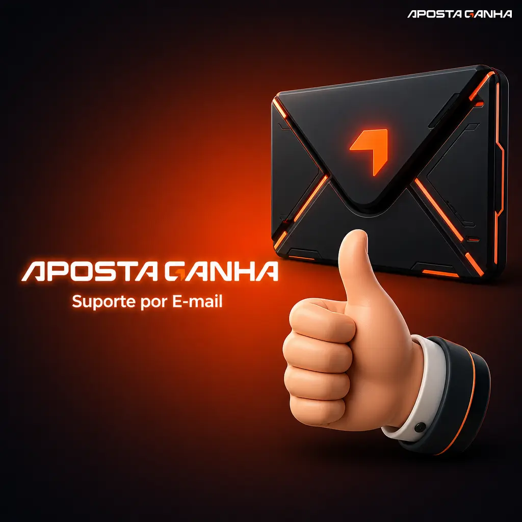 Suporte por e-mail da Aposta Ganha para dúvidas, verificação de conta, reclamações e pagamentos com resposta em até 24h.