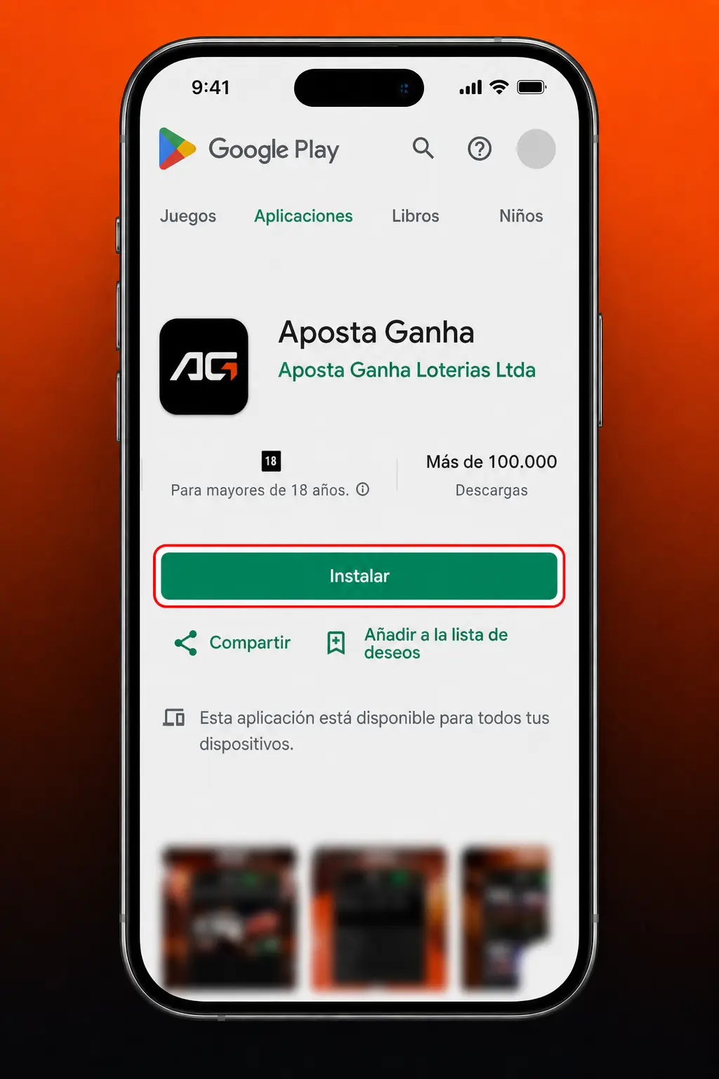 Passo a passo para baixar e instalar o APK do Aposta Ganha em celulares Android em apenas 3 etapas simples.