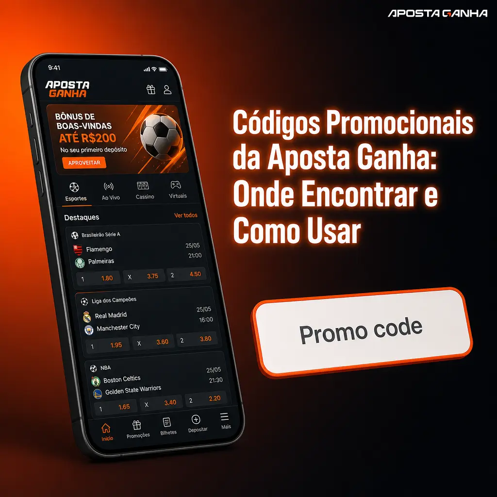 Códigos promocionais da Aposta Ganha para liberar bônus e apostas grátis: onde encontrar e como cadastrar corretamente.