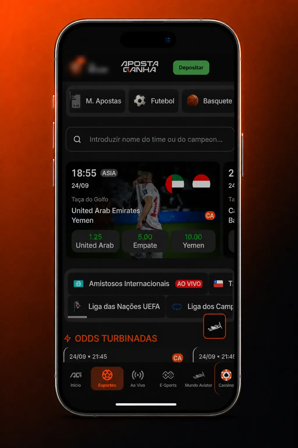 Passo a passo para fazer login, depositar e apostar na plataforma Aposta Ganha em cinco etapas simples.