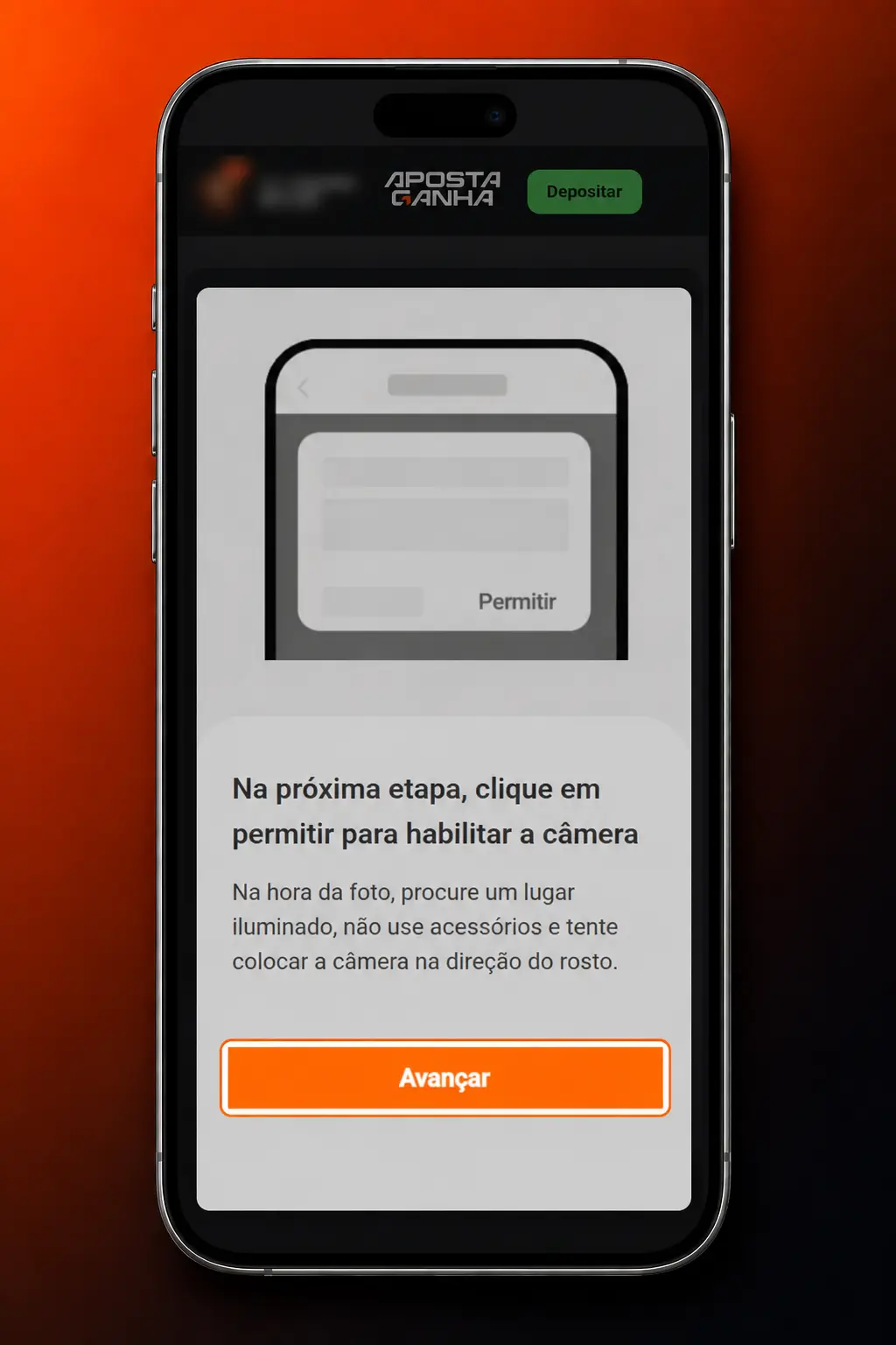 Passo a passo da verificação de conta (KYC) na Aposta Ganha: envio de documento com foto e comprovante de residência.
